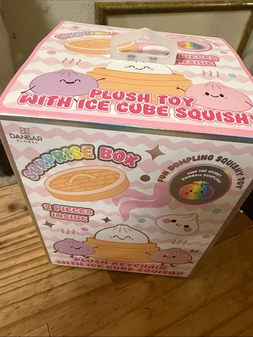 Brand new Danbar sealed dumpling Surprise Box Plush Keychain Ice Cube Squishy